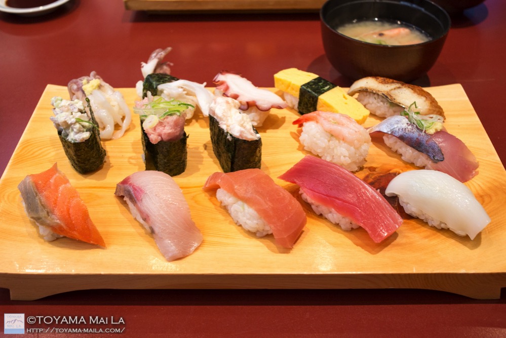 富山　番屋のすし　ランチ　toyama sushi lunch 1